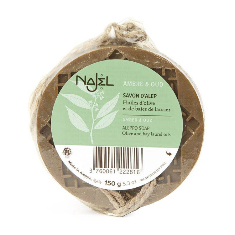 Aleppo Najel Amber & Oud Aleppo Soap on rope