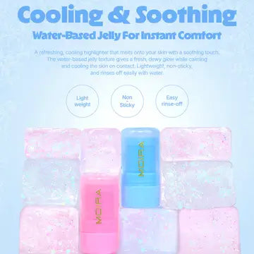 Moira Icy Glow Jelly Stick Gummy Grape 006