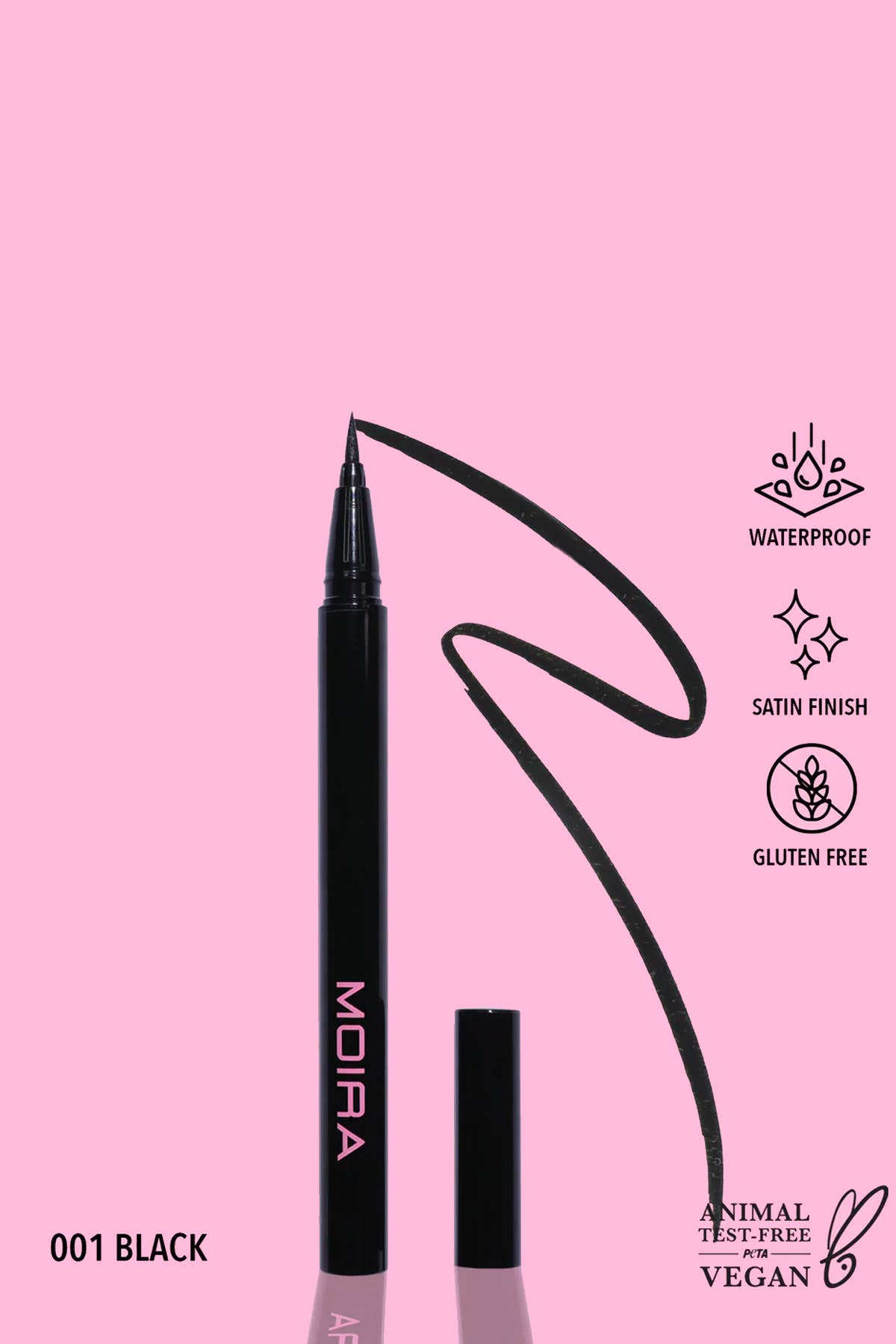 Moira Precision Liquid Liner - Brown 003