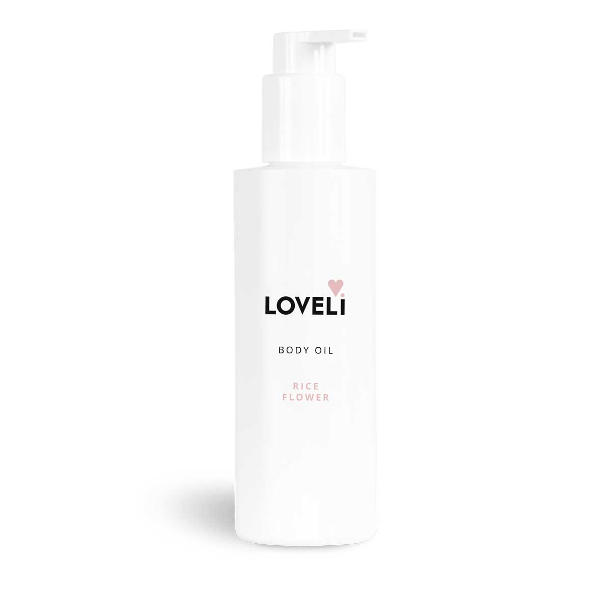 Loveli Body oil Rice Flower