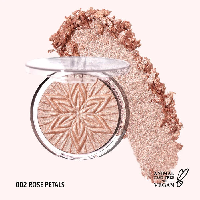 Moira Sun Glow Face & Body Highlighter - Rose Petals 002
