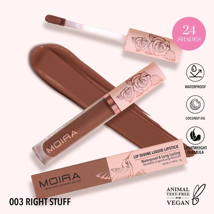 Moira Lip Divine Liquid Lipstick - Right Stuff 003