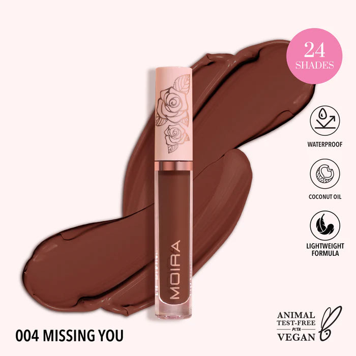 Moira Lip Divine Liquid Lipstick - Missing You 004