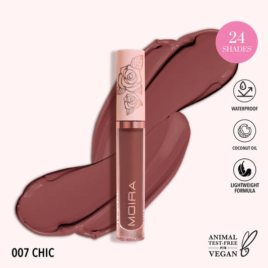 Moira Lip Divine Liquid Lipstick - Chic 007