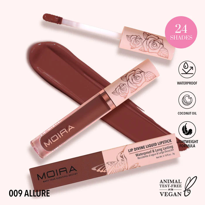 Moira Lip Divine Liquid Lipstick - Allure 009