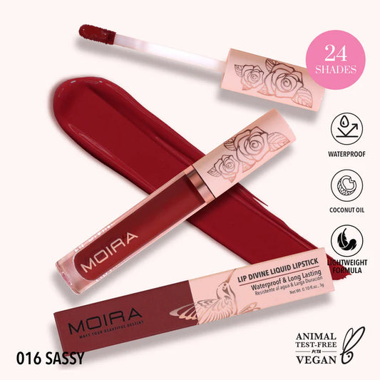 Moira Lip Divine Liquid Lipstick - Sassy 016
