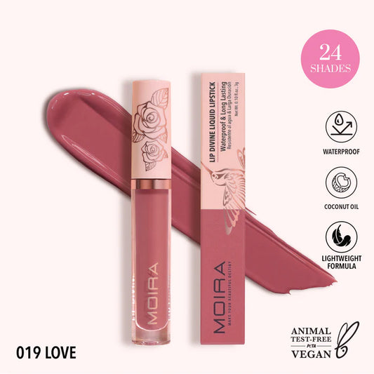 Moira Lip Divine Liquid Lipstick - Love 019