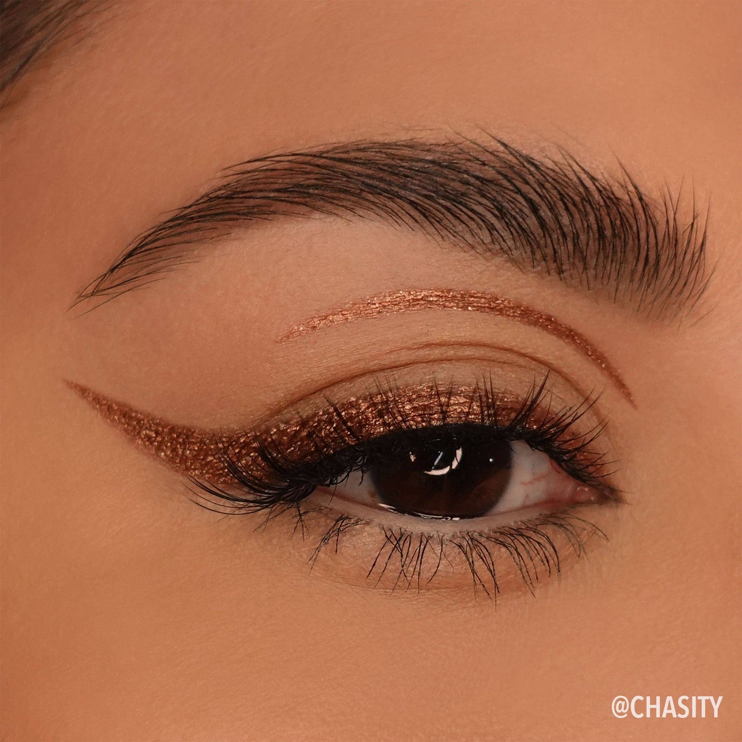 Moira Statement Shimmer Eyeliner - Copper 002