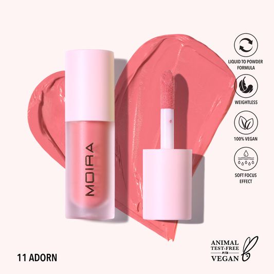 Moira Love Steady Liquid Blush - Adorn 011