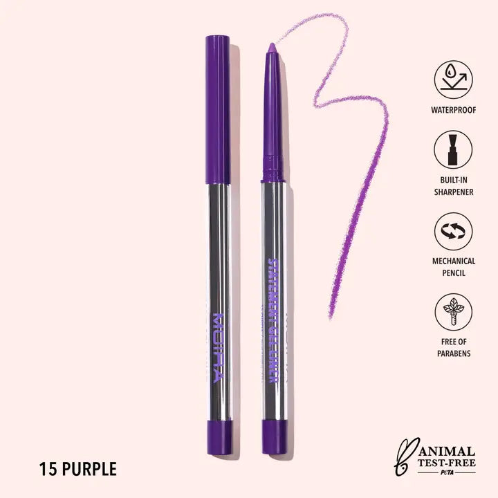 Moira Statement Gel Eyeliner - Purple 015