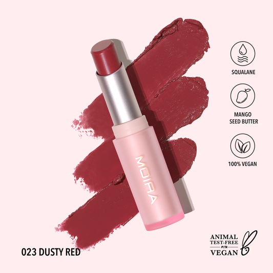Moira Signature Lipstick - Dusty Red 023
