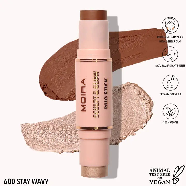 Moira Sculpt & Glow Duo Stick - Stay Wavy 600