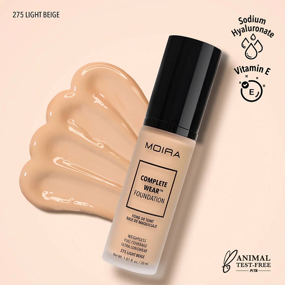 Moira Complete Wear™ Foundation - Light Beige 275
