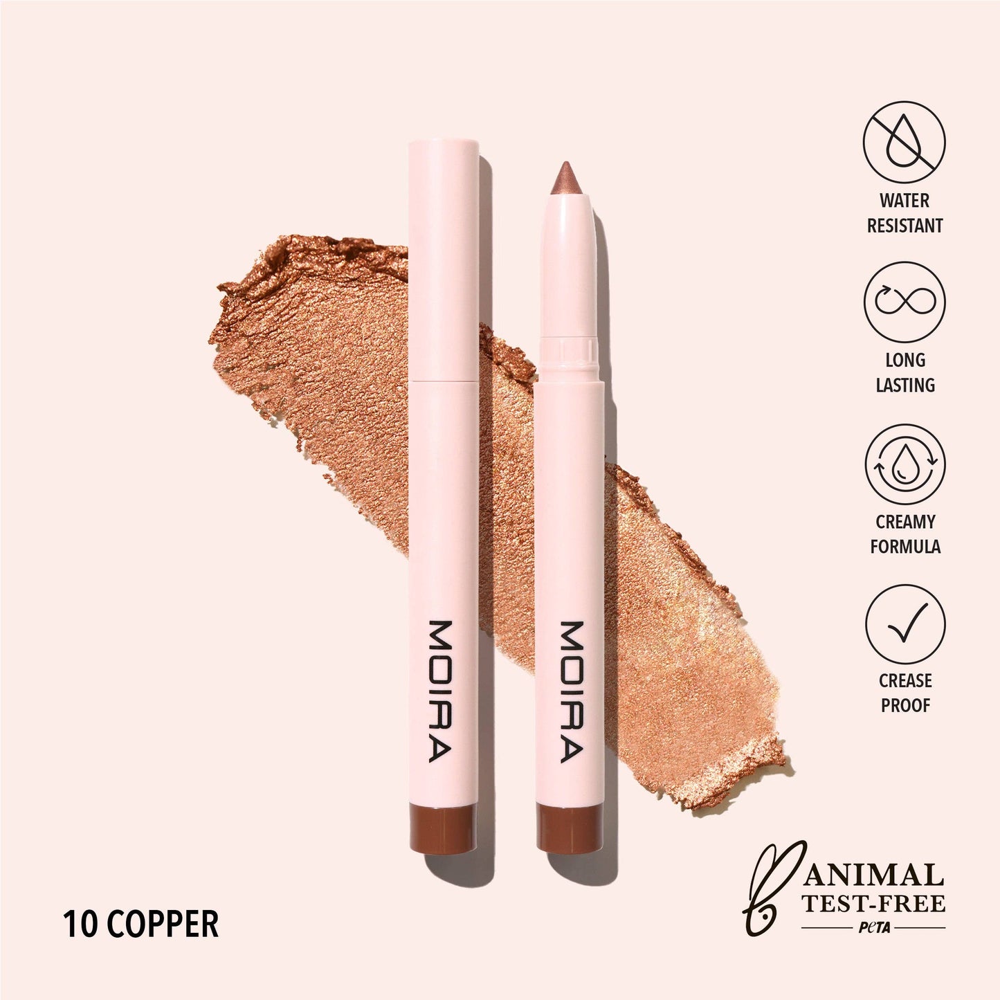 Moira At Glance Stick Shadow - Copper 010
