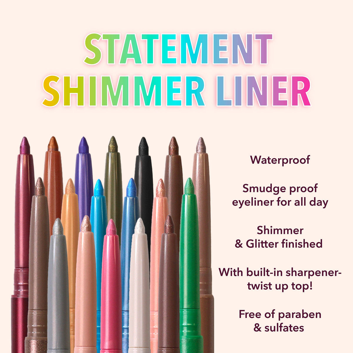 Moira Statement Shimmer Liner - Golden Olive 004