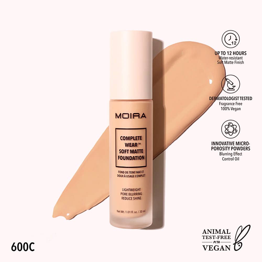 MOIRA COMPLETE WEAR SOFT MATTE FOUNDATION, MO CMF: #250