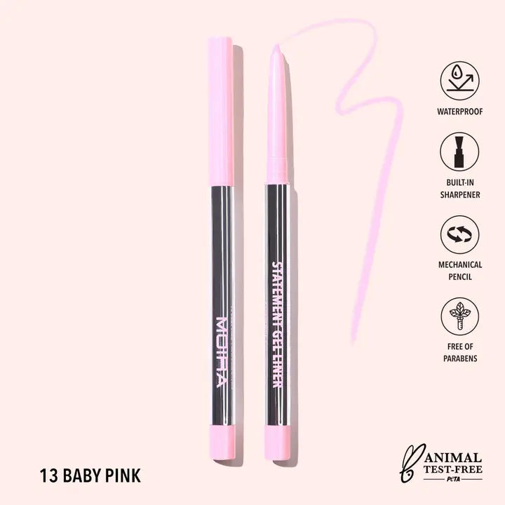 Moira Statement Gel Eyeliner - Baby Pink 013