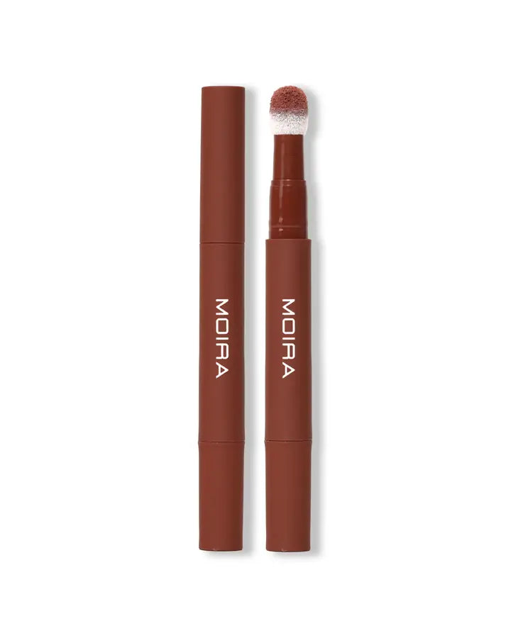 Moira Cushion Kiss Lip Cream - Leather Brown 004
