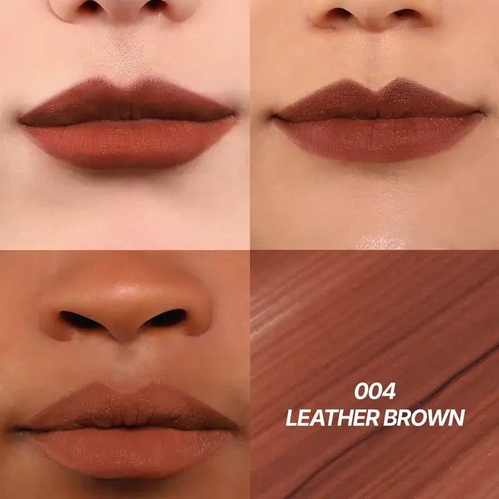 Moira Cushion Kiss Lip Cream - Leather Brown 004