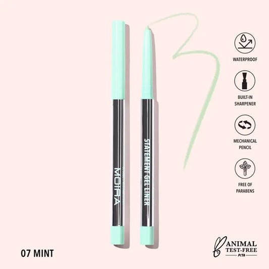 Moira Statement Gel Eyeliner - Mint 007