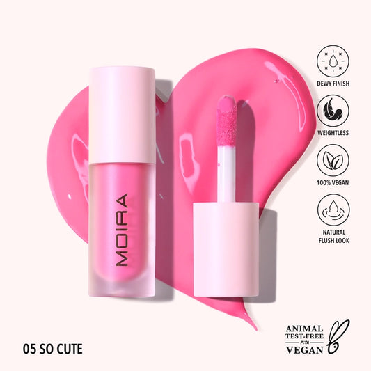 Moira Love Steady Liquid Blush - So Cute 005