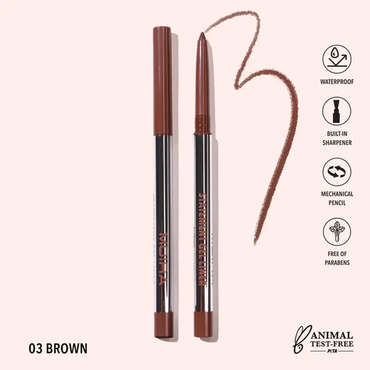 Moira Statement Gel Eyeliner - Brown 003