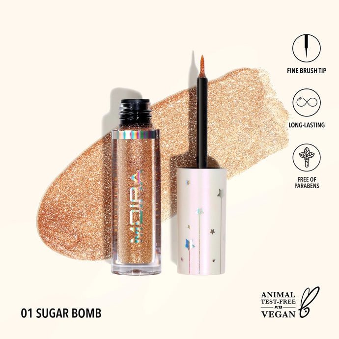 Moira Glitter Glitter Liner - Sugar Bomb 001