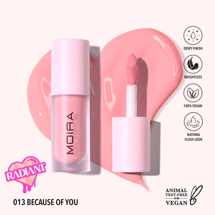 Moira Love Steady Liquid Blush - Because of You 013