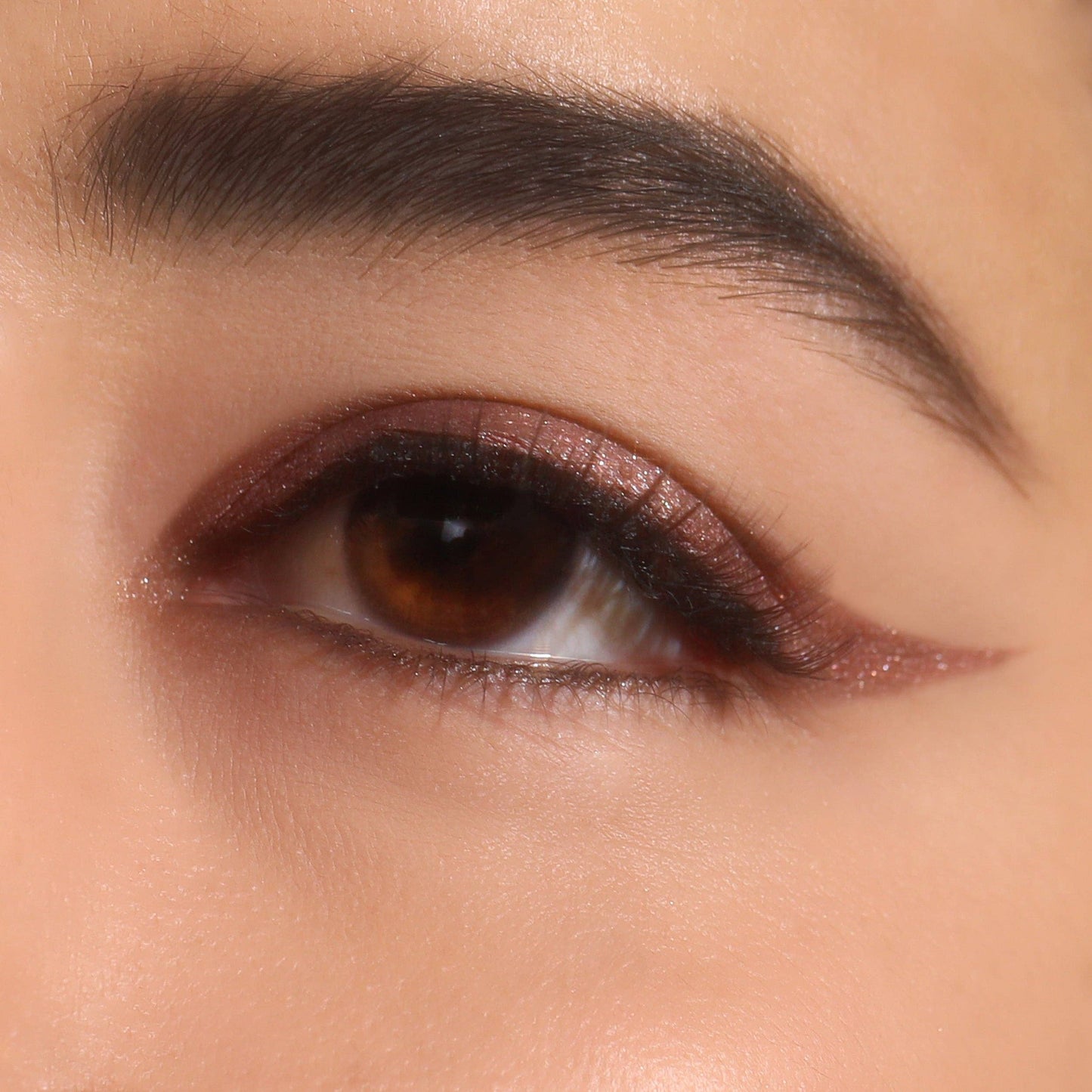 Moira Statement Shimmer Eyeliner - Metallic Brown 015