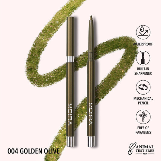 Moira Statement Shimmer Liner - Golden Olive 004