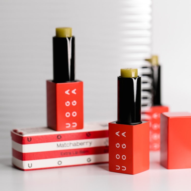 Uoga Uoga Matchaberry - Extra Lip Balm with Matcha