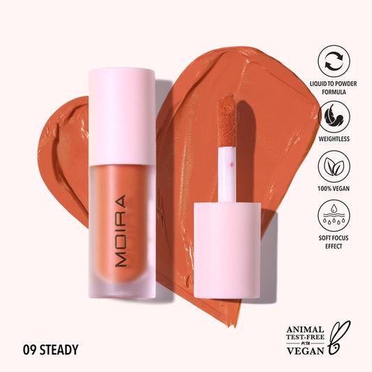 Moira Love Steady Liquid Blush - Steady 009