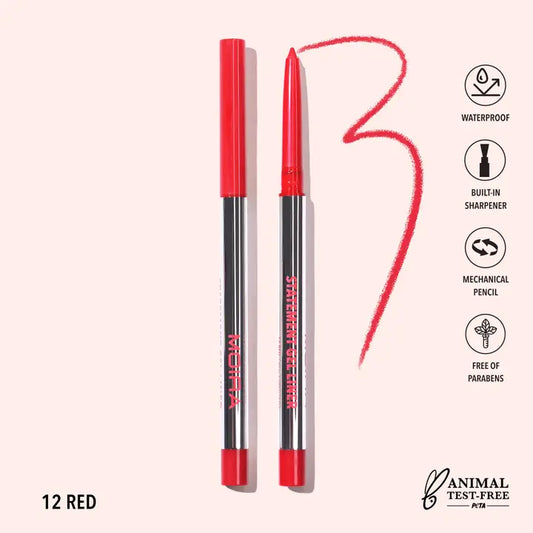 Moira Statement Gel Eyeliner - Red 012