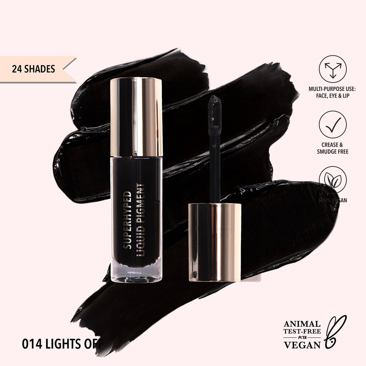 Moira Superhyped Liquid Pigment - Lights Off 014