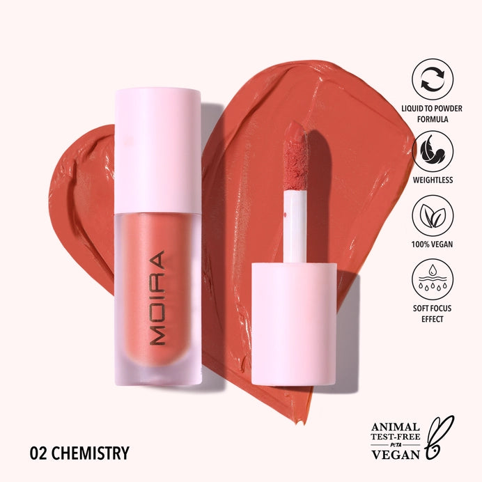 Moira Love Steady Liquid Blush - Chemistry 002