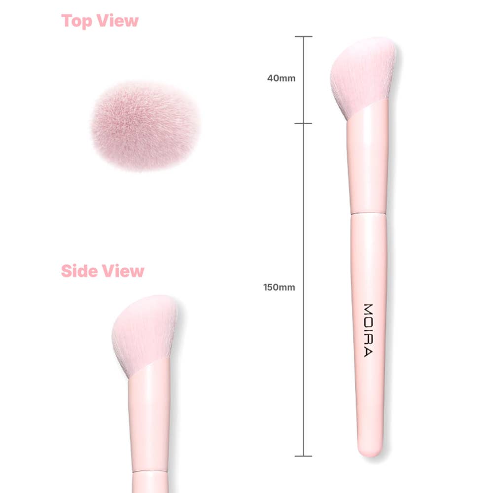 MOIRA SCHUIN AANGEBRACHTE BLUSH KWAST, MO ABB: 1