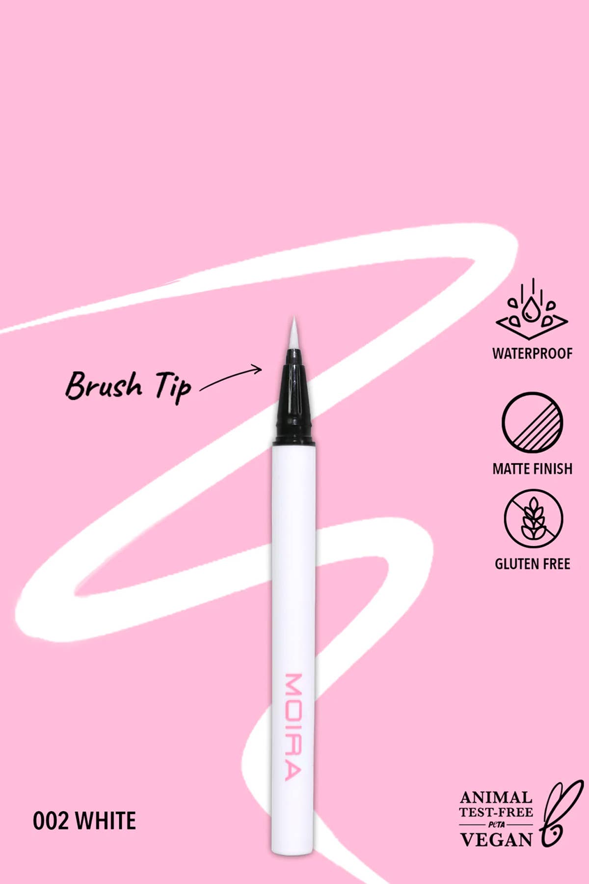 Moira Precision Liquid Liner - Brown 003