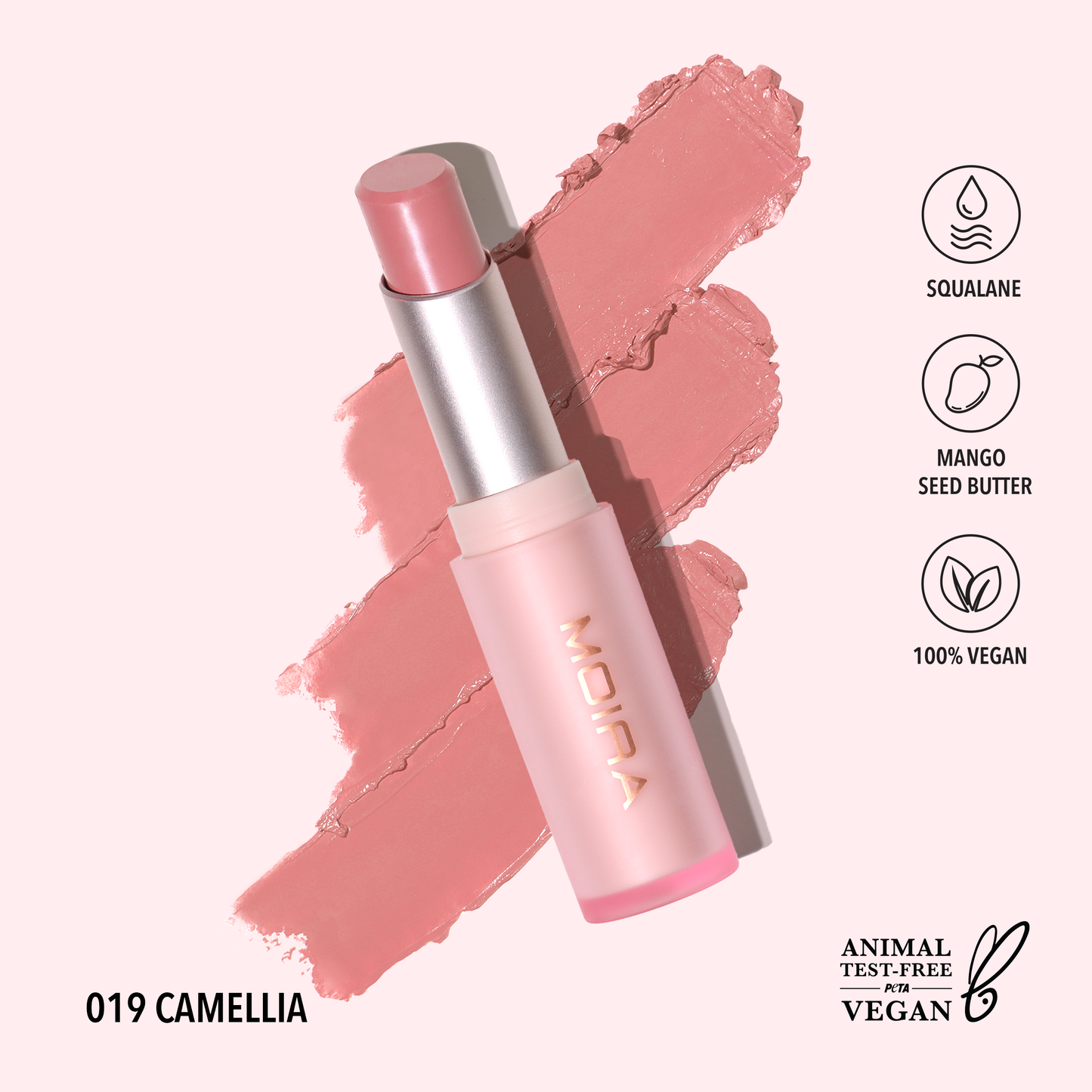 Moira Signature Lipstick - Camellia 019