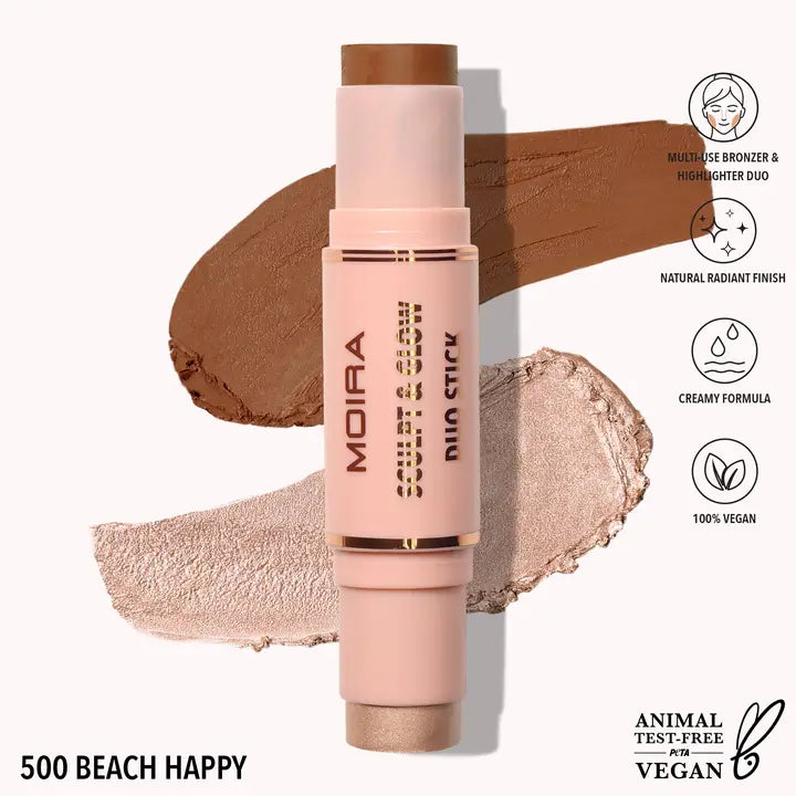 Moira Sculpt & Glow Duo Stick - Beach Happy 500