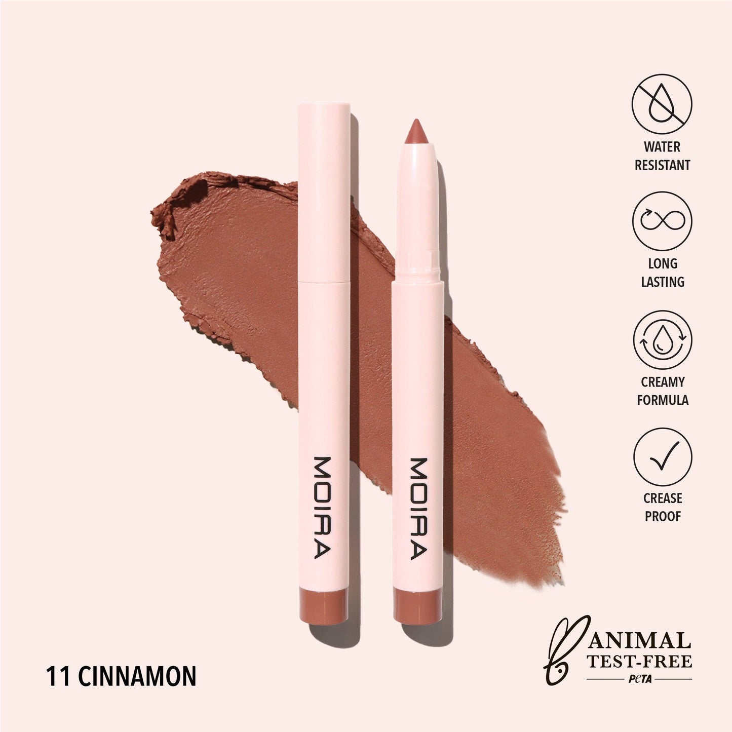 Moira At Glance Stick Shadow - Cinnamon 011