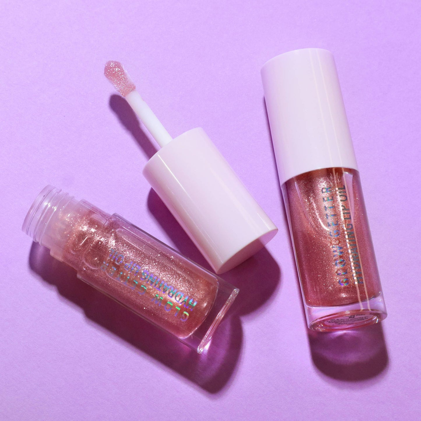Moira Glow Getter Hydrating Lip Oil - Tickled Pink 004