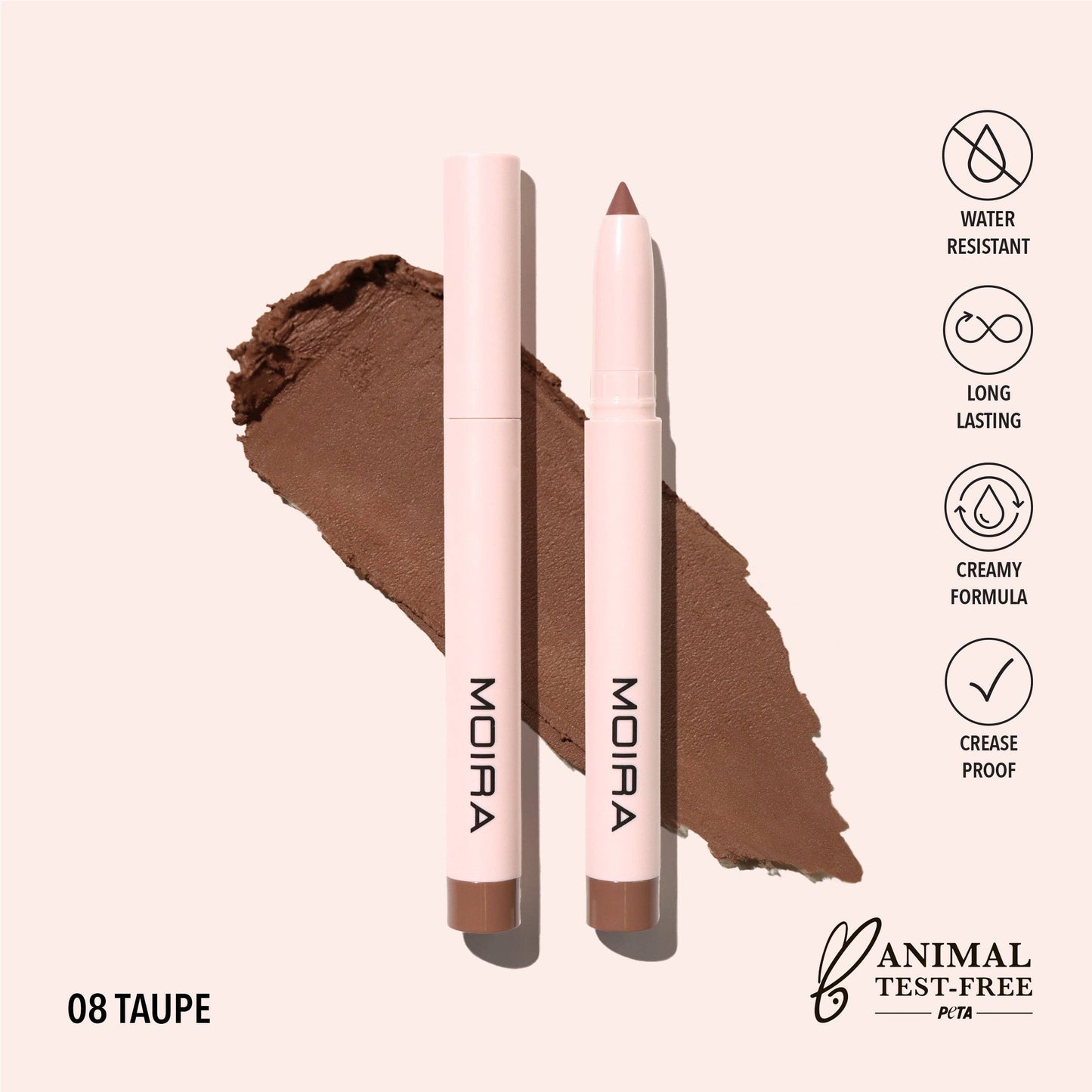 Moira At Glance Stick Shadow - Taupe 008