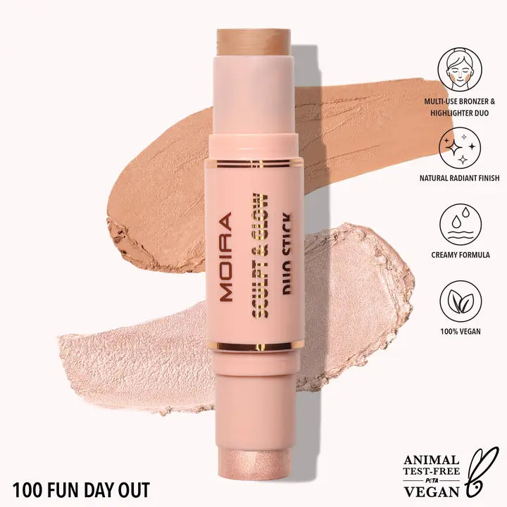 Moira Sculpt & Glow Duo Stick - Fun Day Out 100