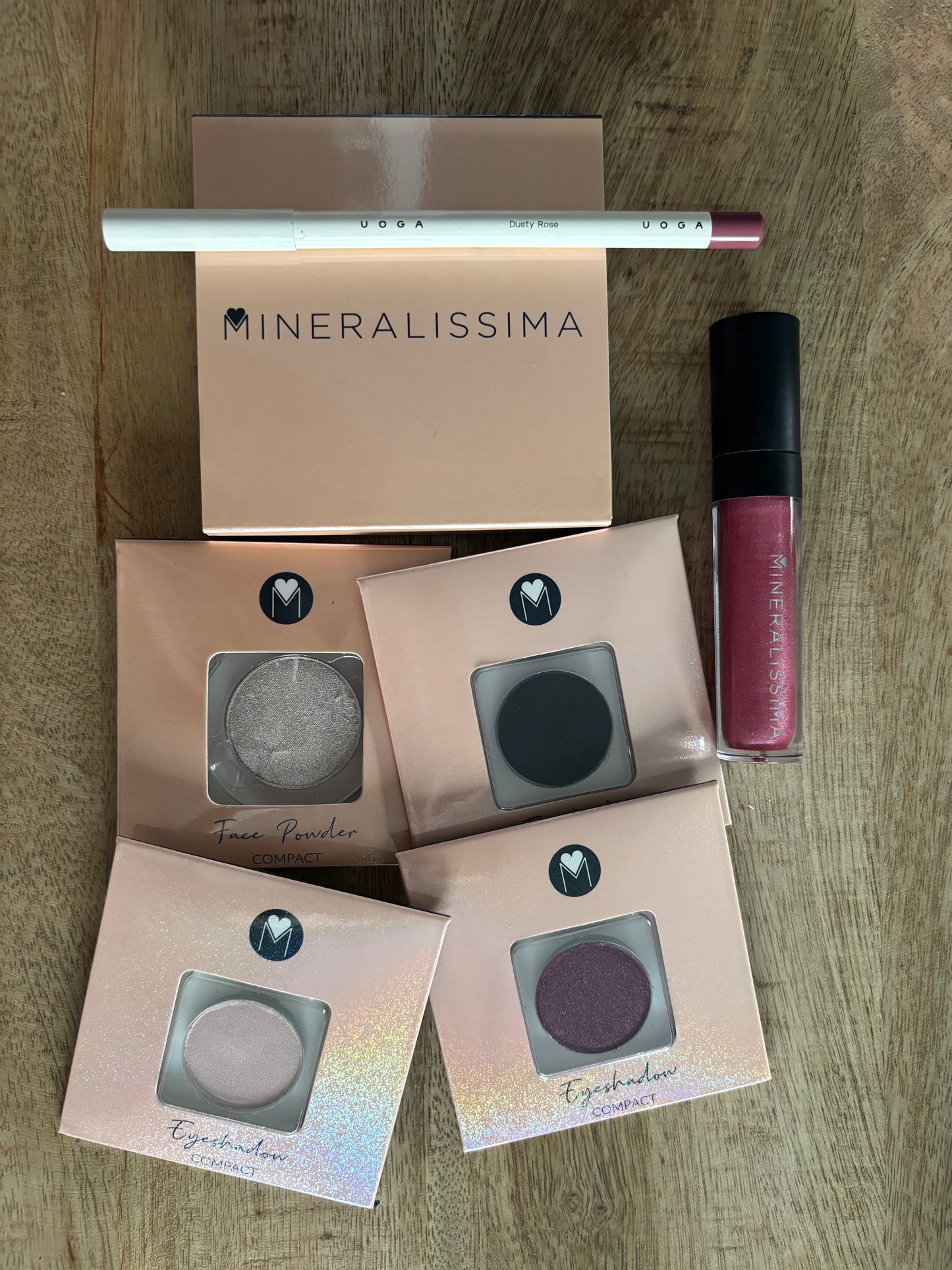 Burgundy Glam Oogschaduw pakket met of zonder lip producten