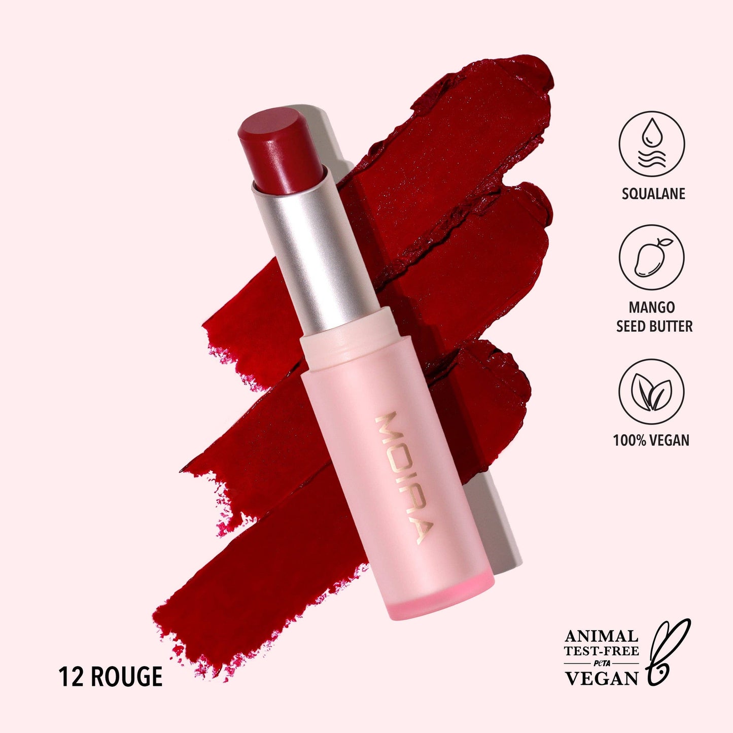 Moira Signature Lipstick - Red 012