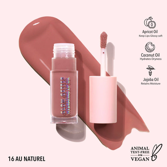 Moira Glow Getter Hydrating Lip Oil - Au Naturel 016