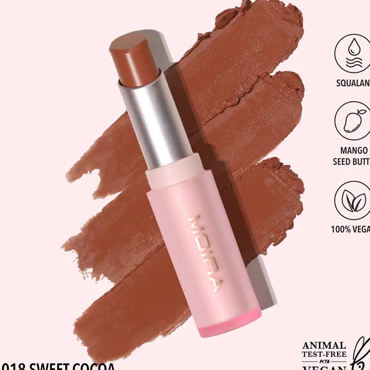 Moira Signature Lipstick - Sweet Cocoa 018