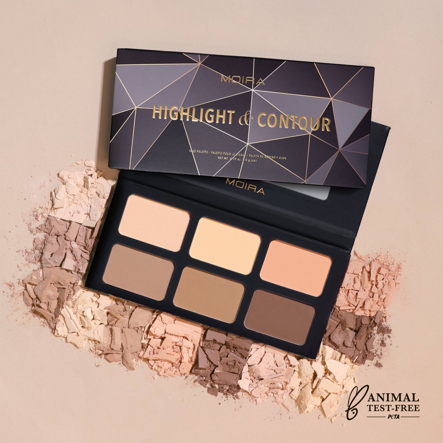 Moira Highlight & Contour Palette