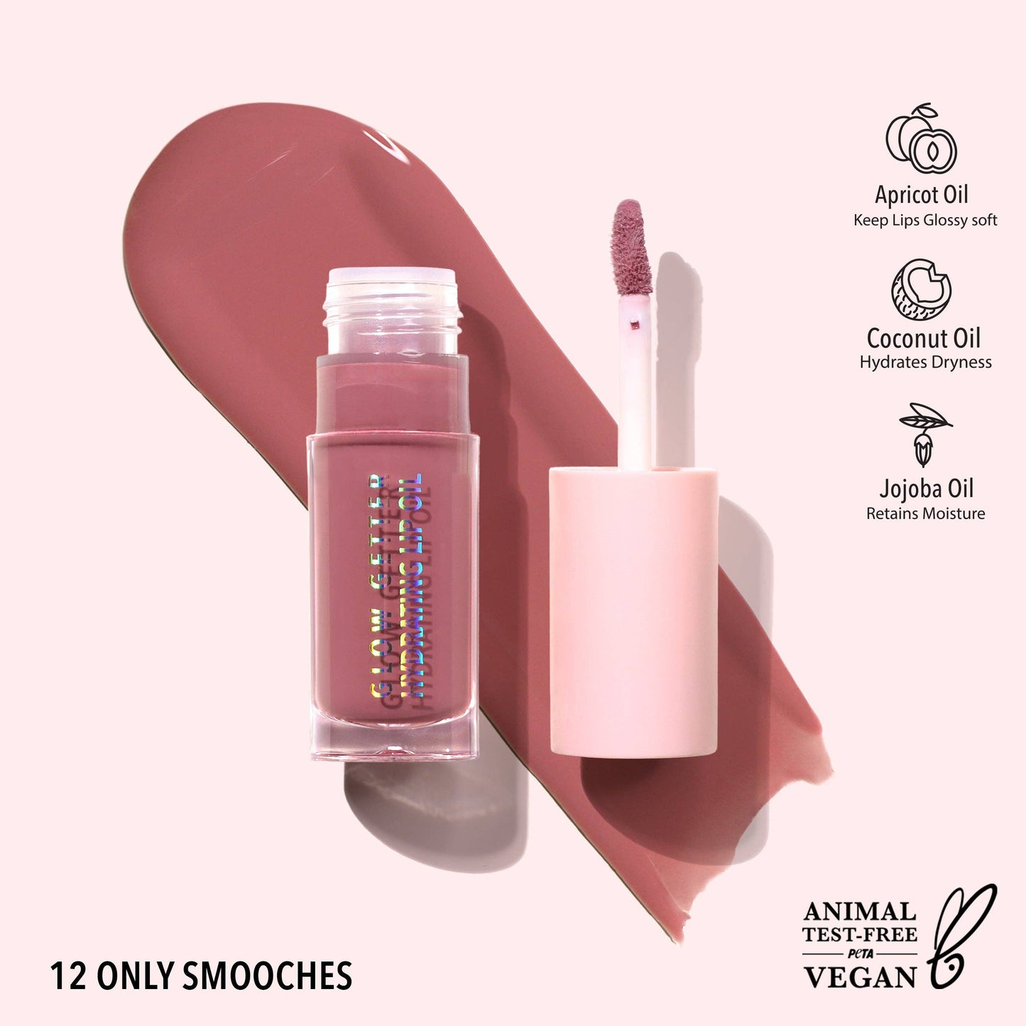 Moira Glow Getter Hydrating Lip Oil - Only Smooches 012