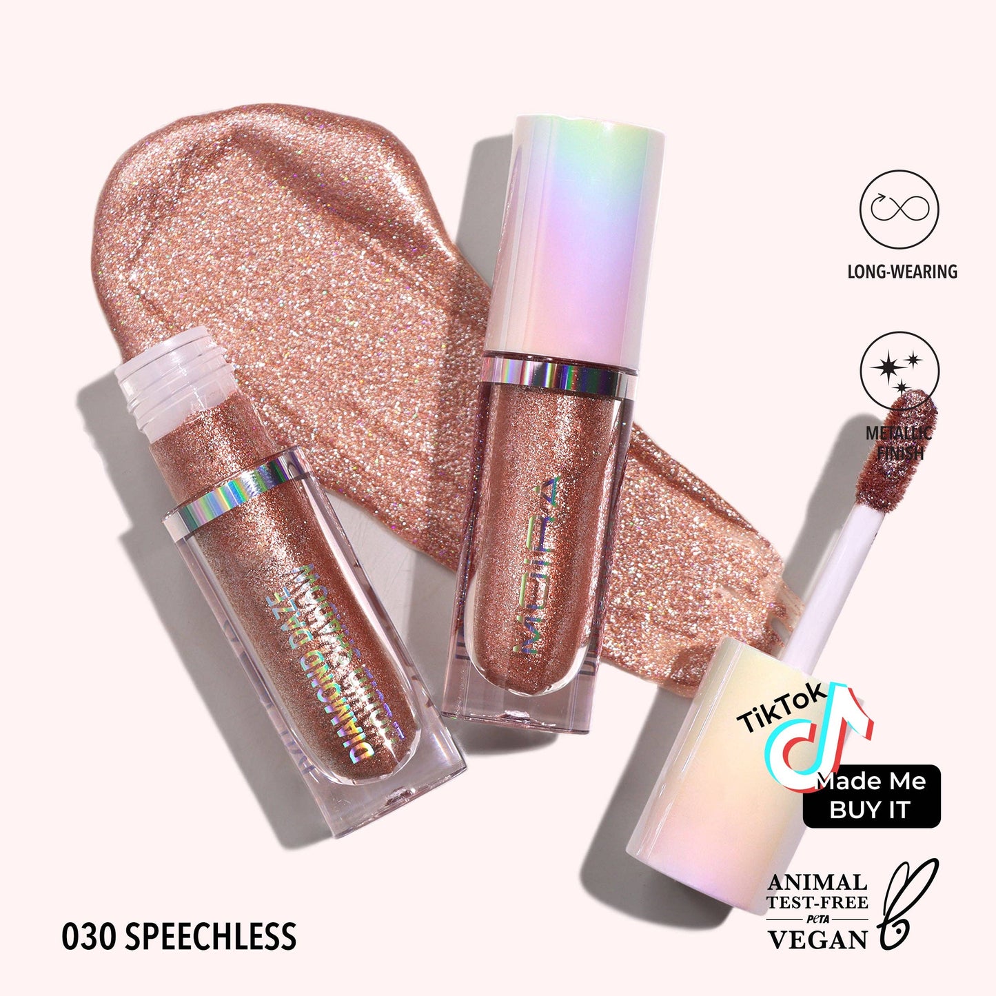 Moira Diamond Daze Liquid Shadow - Speechless 030